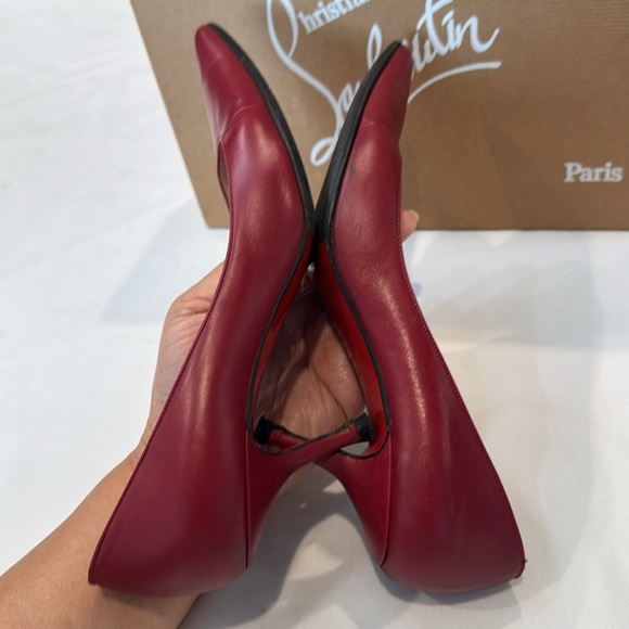 Authentic Christian Louboutin D’Orsay Red Heels - Picture 7 of 13
